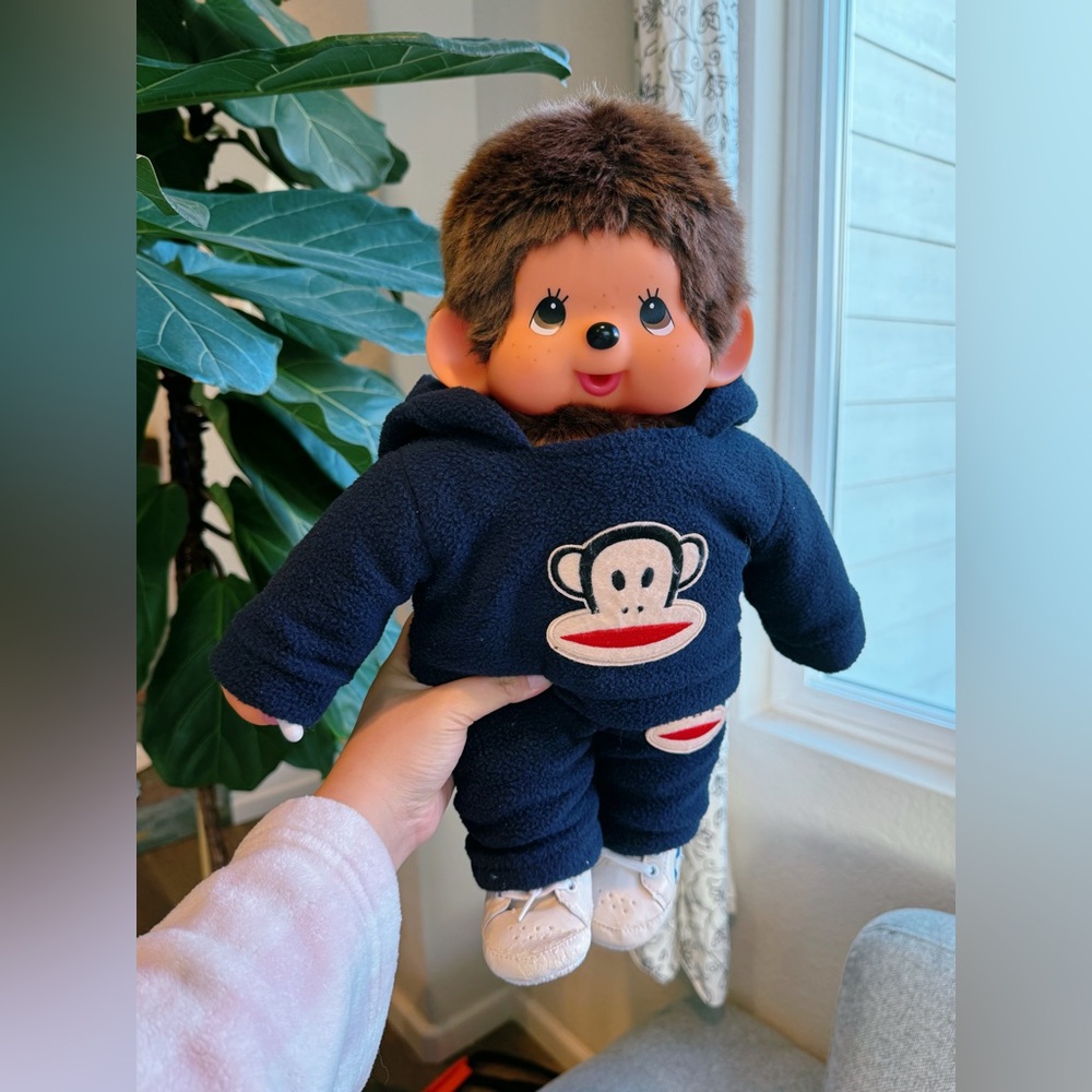Monchhichi large hoodie doll